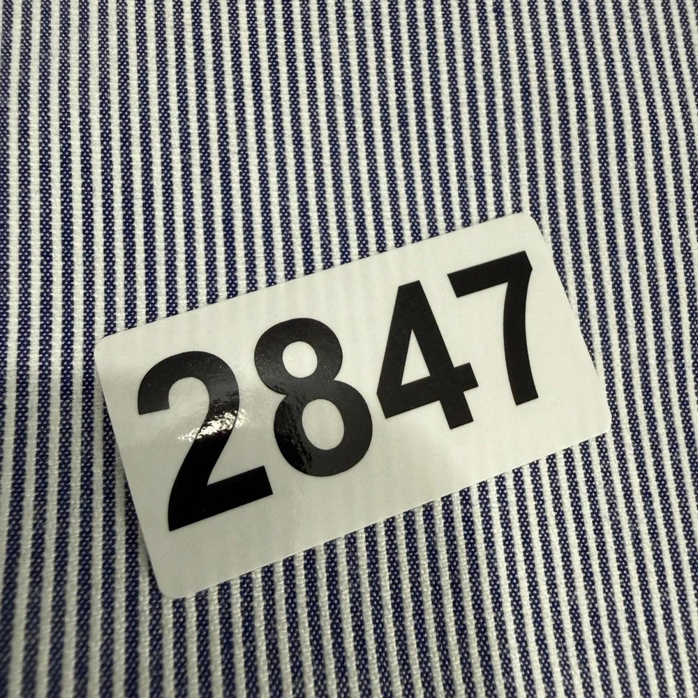 Chaps Blazer Mens 42R Blue Seersucker Striped‎ Two Button Formal Coat Geometric